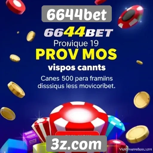 Promoções exclusivas disponíveis em 6644bet