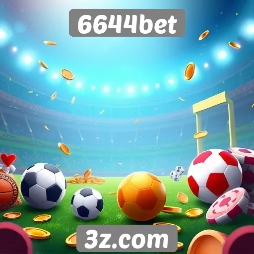 Variedade de jogos disponíveis no site 6644bet